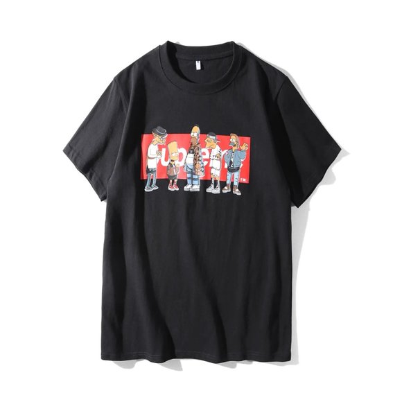 Supreme Simpson's Black Tee Sz S - Picture 1 of 5